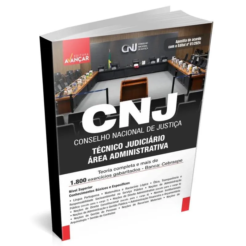 Apostila Cnj - Técnico Judiciário - Área Administrativa
