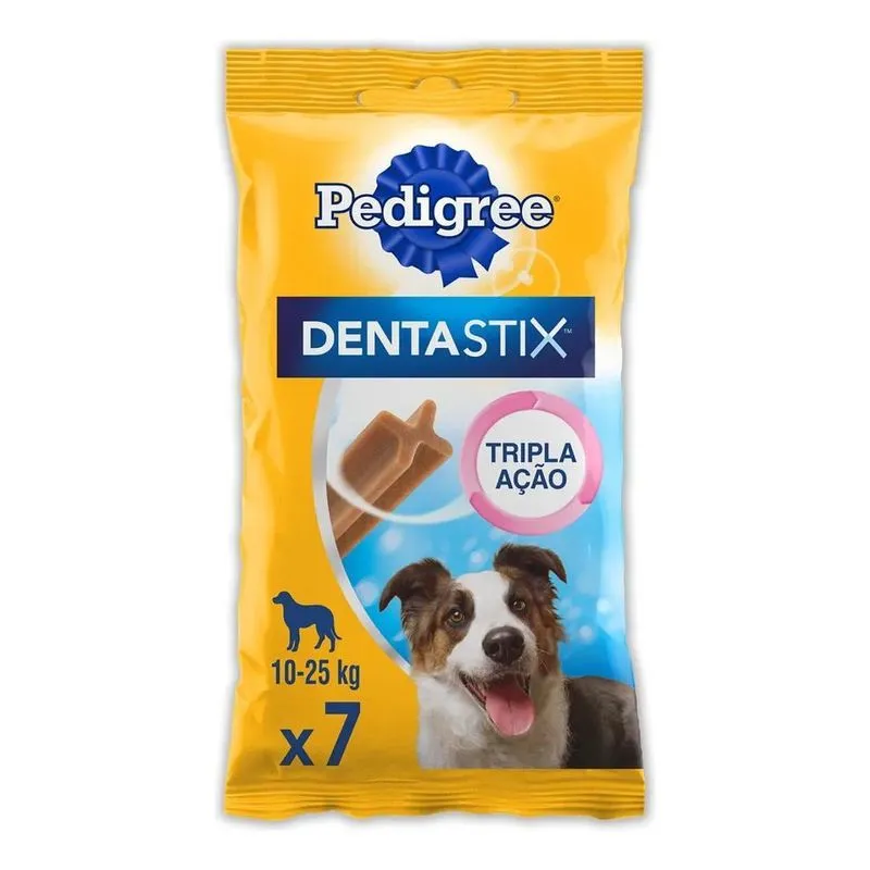 Petisco Para Cães Adultos Raças Médias Pedigree Dentastix Pa