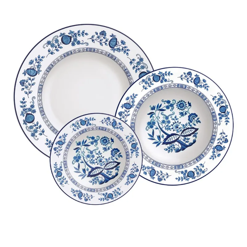 Jogo de Pratos Tramontina Dulce em Porcelana Decorada 18 Peças - Tramontina