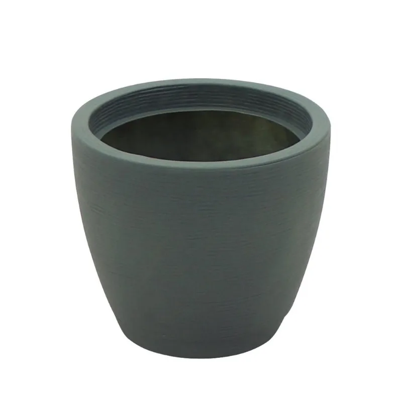 Vaso Tramontina Asteca Em Polietileno Bege Com Prato 24 Cm Tramontina - Tramontina