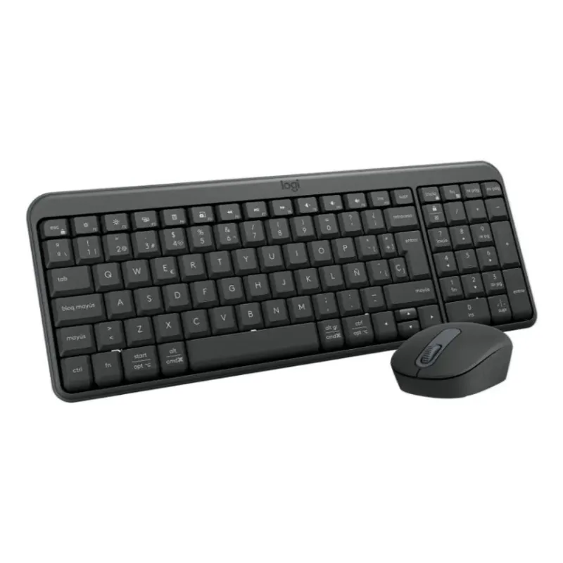 Teclado Y Mouse Bluetooth Logitech Mk250 Mouse Negro Teclado Negro - Tramontina