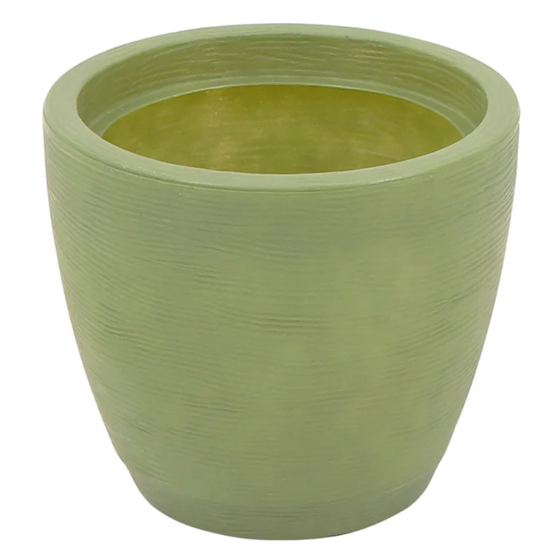 Maceta 28.5 cm Asteca verde oliva Tramontina