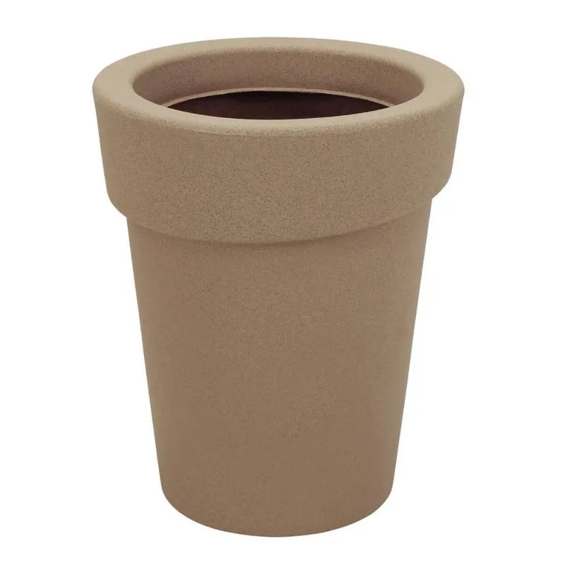 Vaso Tramontina Gipsy Granito Areia para Plantas Leve 45x55c