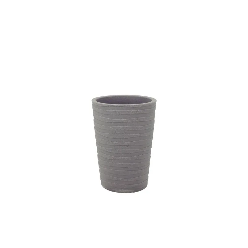 Vaso Tramontina Grego Em Polietileno Granito Pedra 50 Cm Tramontina