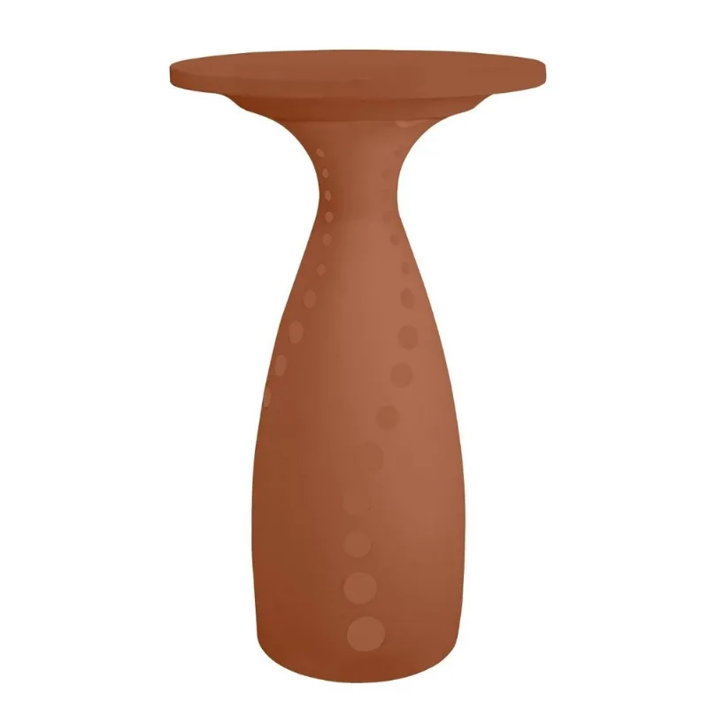 Mesa Alta Tramontina Flut Laranja Caqui 65x111 cm em Polietileno