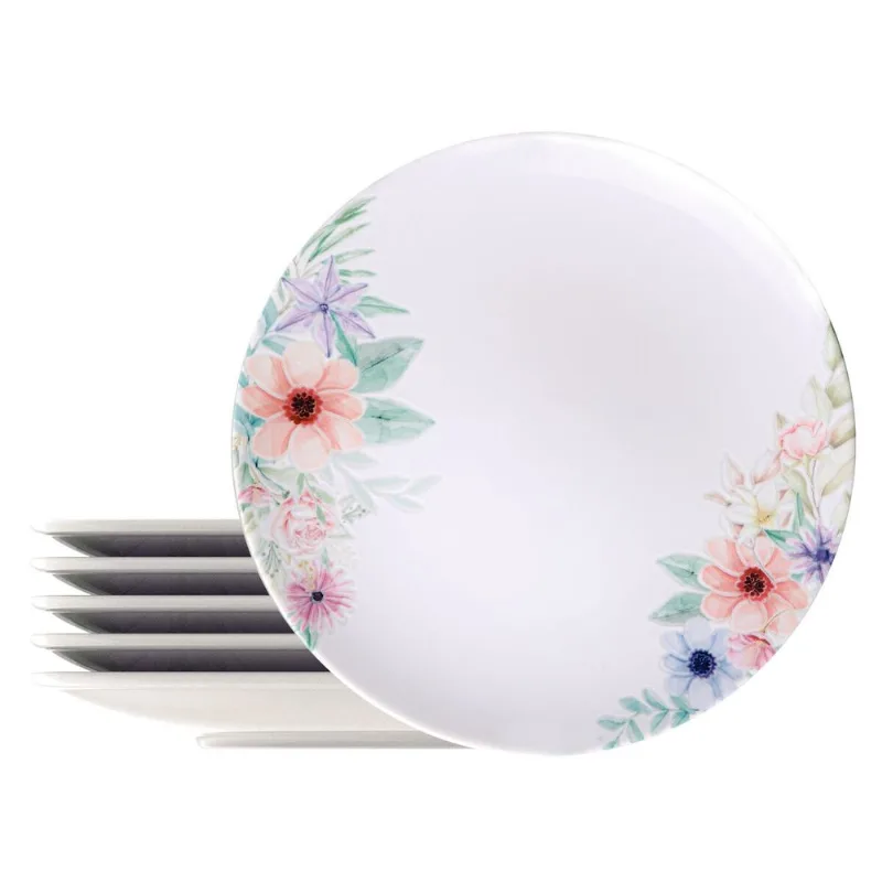 Kit 6 Pratos Rasos Tramontina Floratta 28Cm - Tramontina