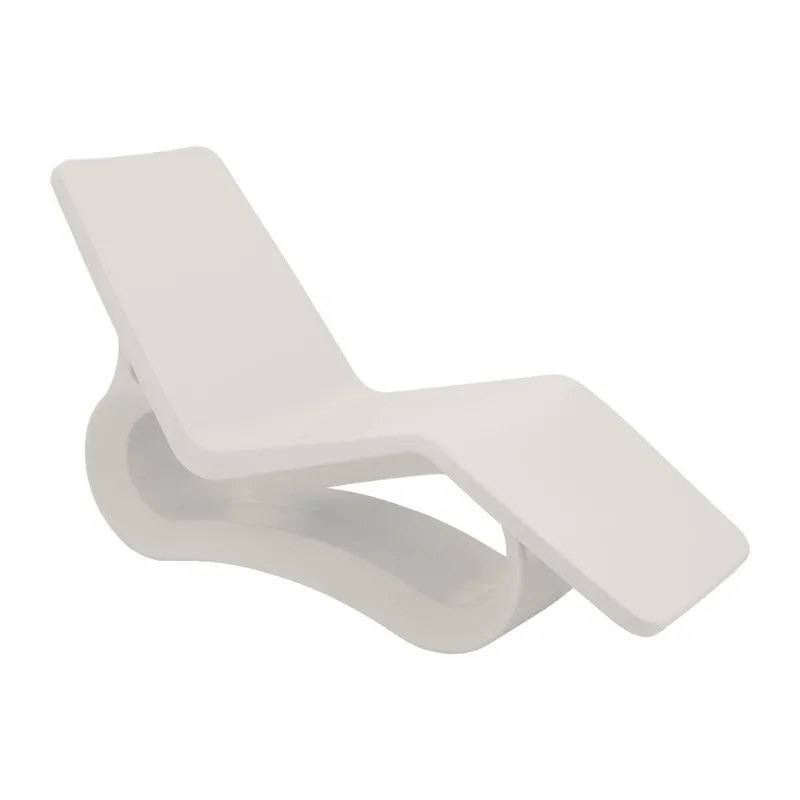 Espreguiçadeira Chaise Tramontina Octo em Polietileno Branco - Tramontina