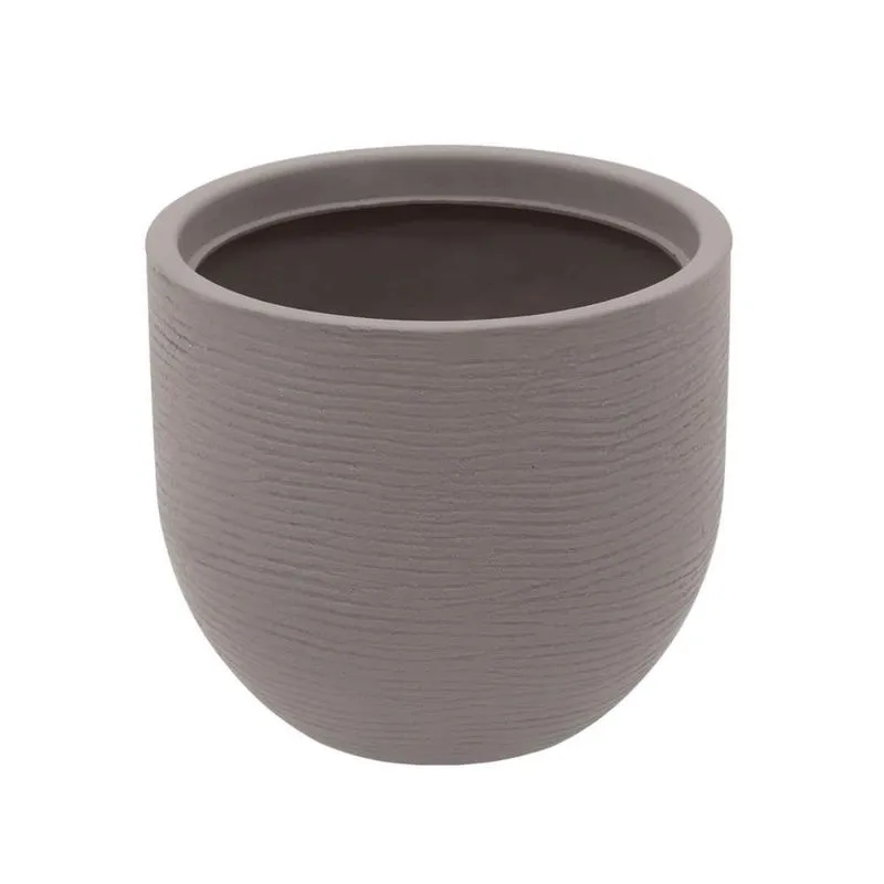 Vasinho Plantas Tramontina Laos Plástico Cor Concreto 15,5cm