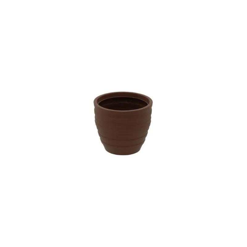 Vaso Tramontina Inca Redondo 15,5cm Em Polietileno Rotomoldado Terracota - Tramontina