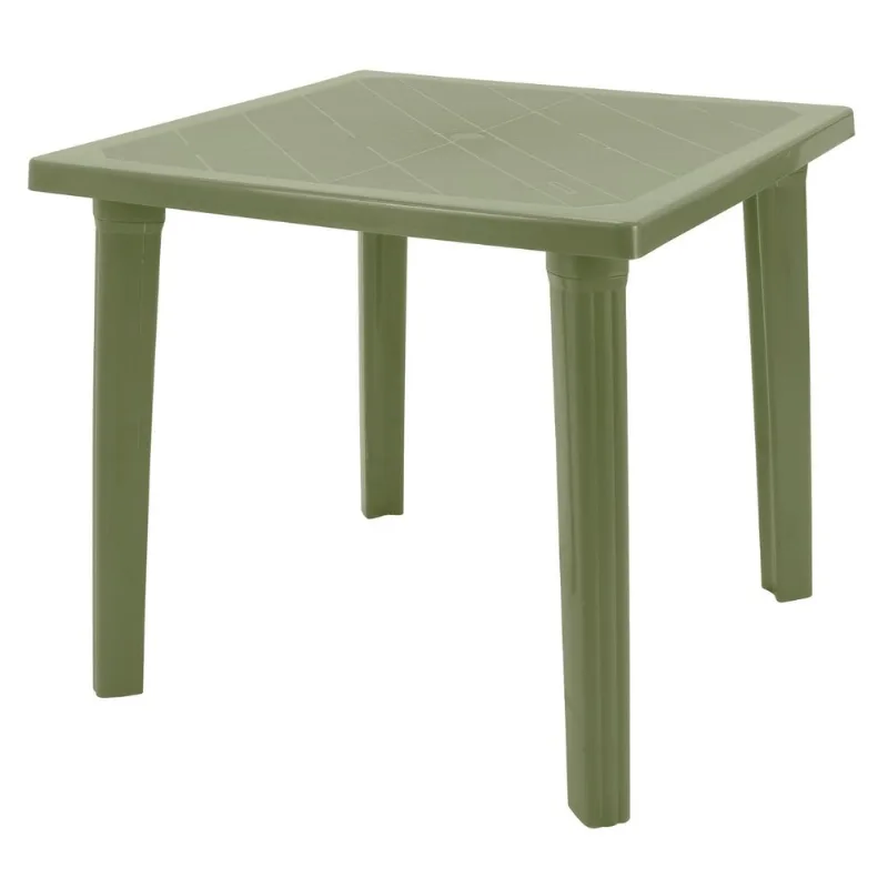Mesa Tramontina Sancho 80x80cm em Polipropileno Verde Oliva - Tramontina