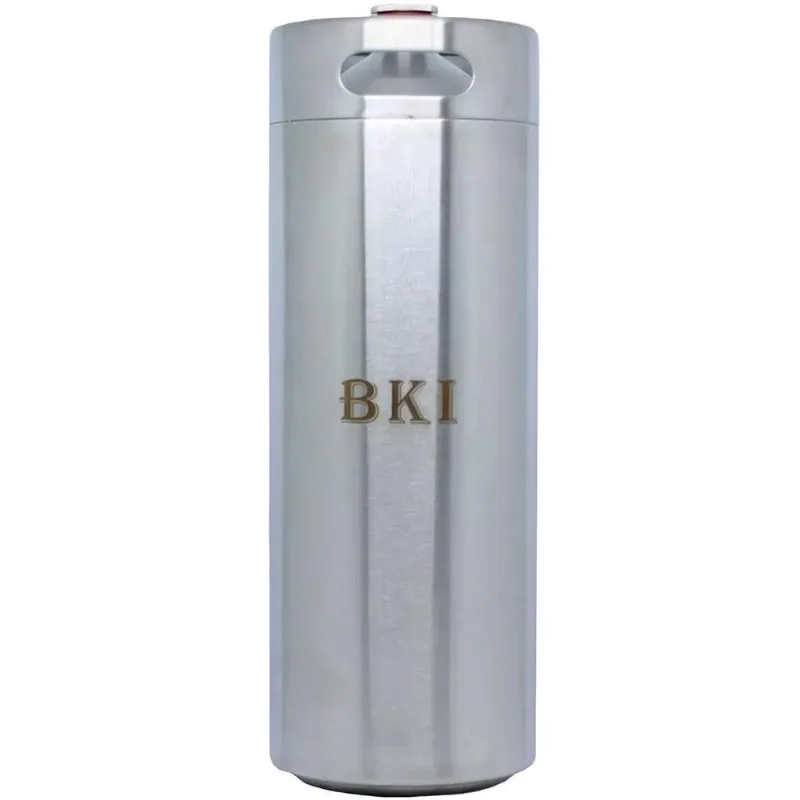 Mini Barril Inox Cerveja 10 Litros Keg Growler Chope - Bki