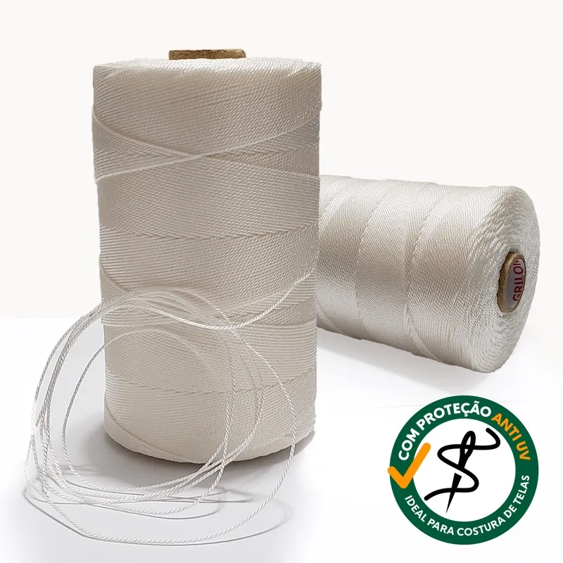 Fio Torcido Cordonel Nylon Grilon 210/012 Branco 200g -16un
