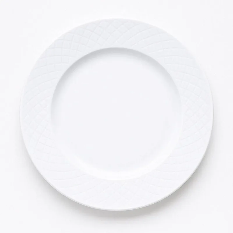Conjunto 20 Prato Raso Mesa Ingrid Porcelana 27cm Tramontina