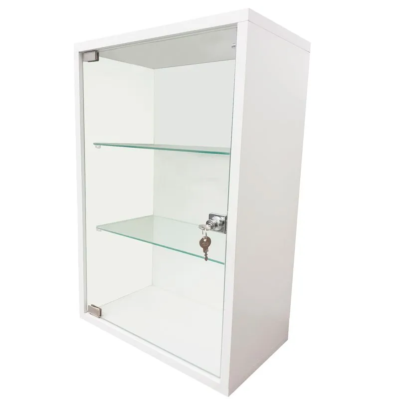 Vitrine Suspensa Com Porta De Vidro E Fechadura 0,44 X 0,64 X 0,25