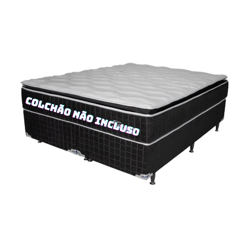 Base Box Queen Zeflex 158x198x43 Iracema Preto