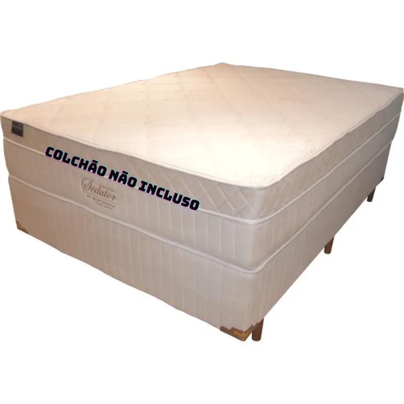 Base Box Queen Zeflex 158x198x43 Sedutor Bege