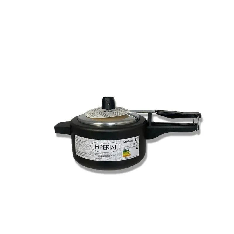 Panela De Pressão Antiaderente Teflon 2L Preto