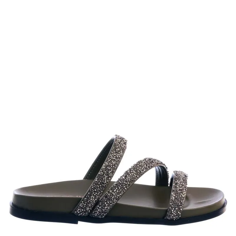 Papete Samantha Strass Momentos Specchio Brand Verde Militar