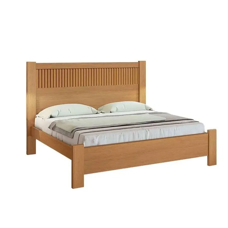 Cama De Casal Primícia Plus Ripada 100% Mdf Cinamomo