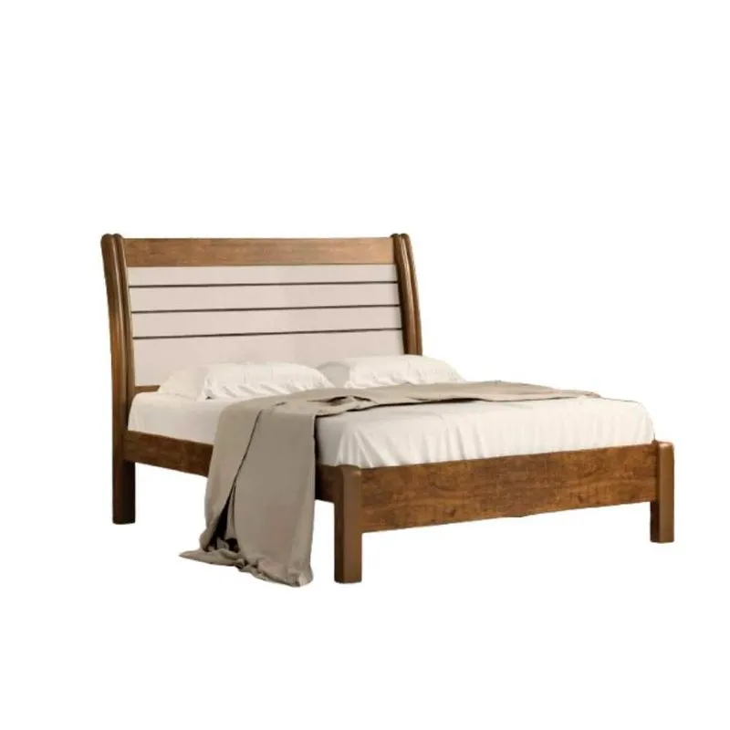 Cama de Casal Queen Esmeralda Plus 100 mdf D Doro Móveis
