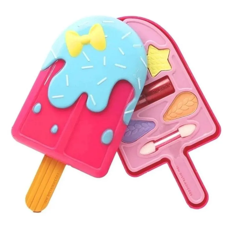 Paleta De Sombras E Batom Ice Cream Teen - Fenzza