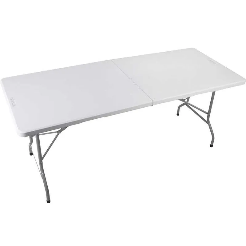 Mesa Dobravél Branca Retangular 180X70X70Cm Domni