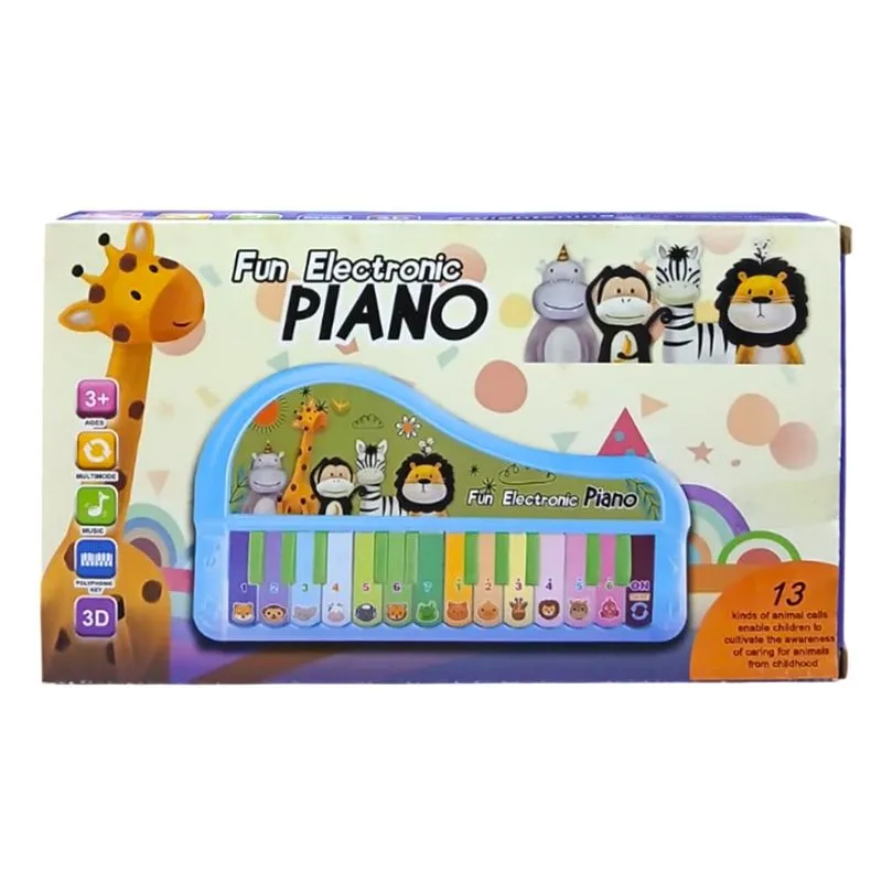 Piano Elétrico Divertido Savana Sortido Domni