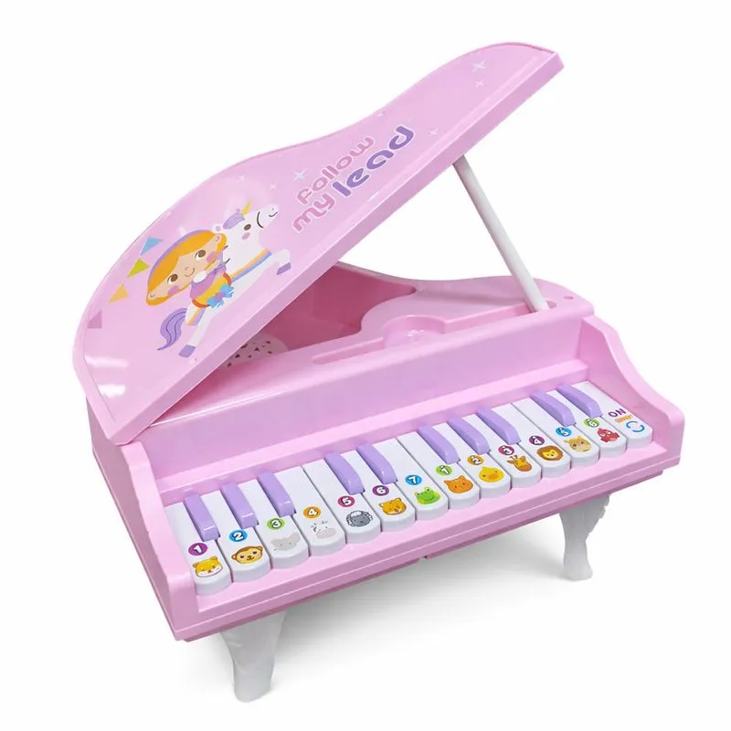 Brinquedo Piano De Corda Elétrico Sortido Domni