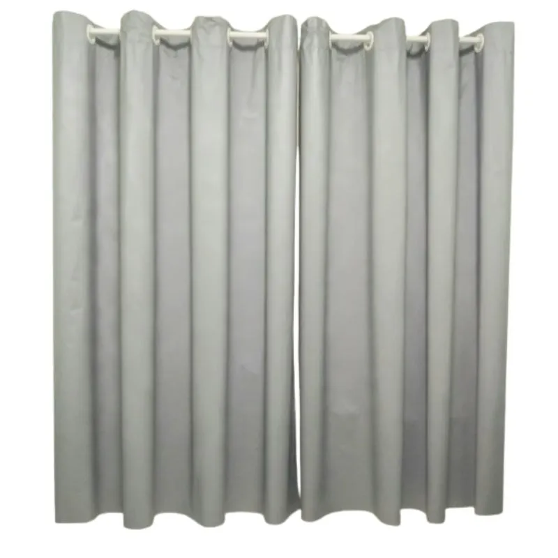 Cortina Blackout Cinza 1,40 X 2,00 Para Sala Quarto Premium