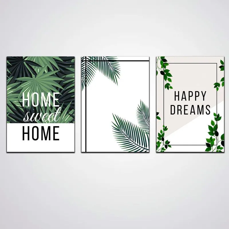 Kit 3 Quadrinhos Fé Frase Flor Sala Quarto Escritor Promoção