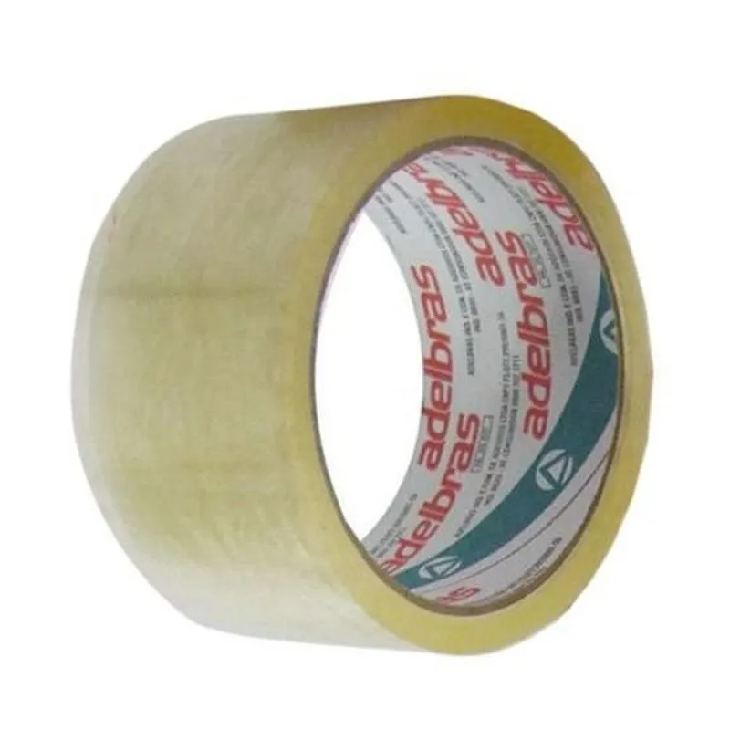 10 Fitas Larga Transparente 100m Adesivas Caixas 48 Mm X 100m