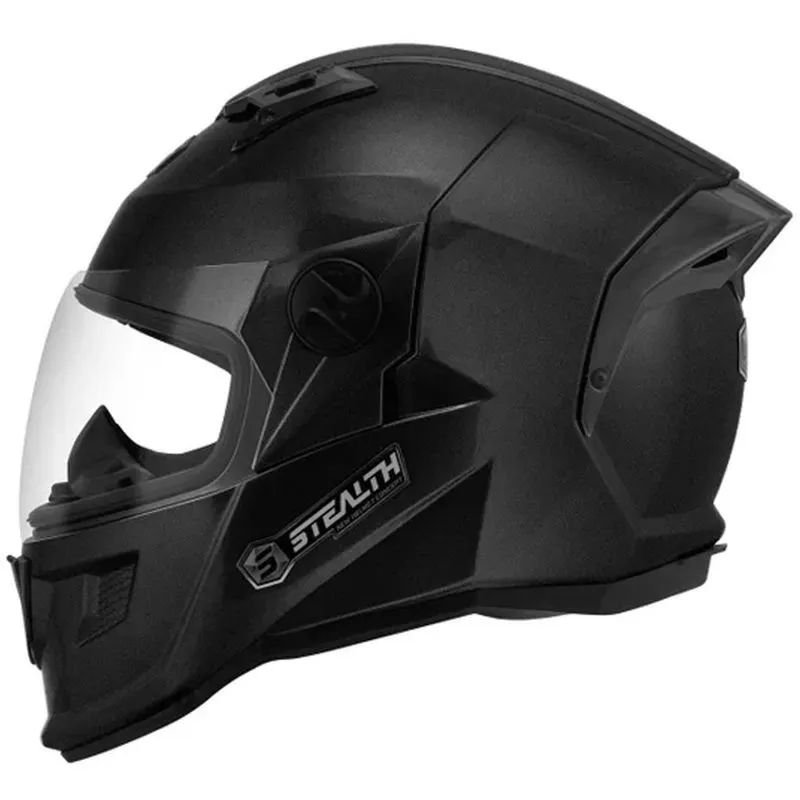 Capacete Pro Tork Stealth Solid Preto Brilhante 56