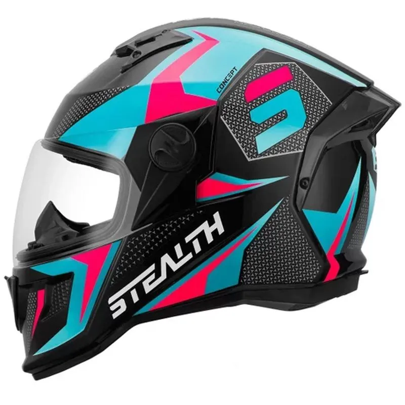 Capacete Pro Tork Stealth Concept Verde Rosa 56