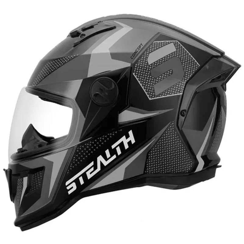 Capacete Pro Tork Stealth Concept Preto Cinza 58