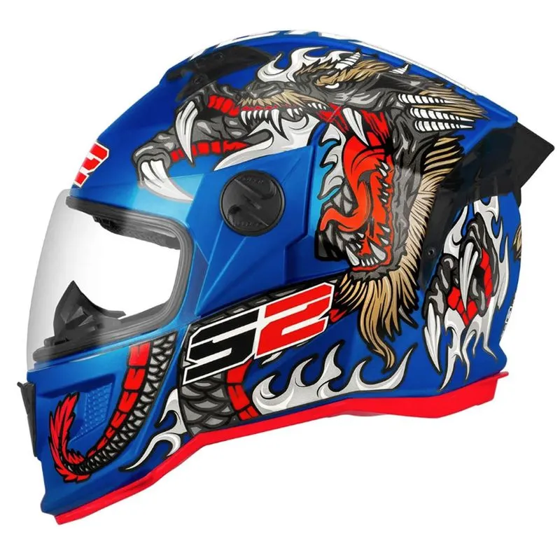 Capacete Pro Tork Stealth Dragon Azul 62