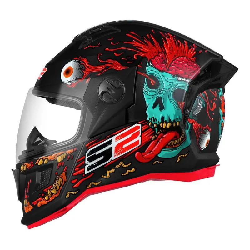 Capacete Pro Tork Stealth Zombie Preto 58