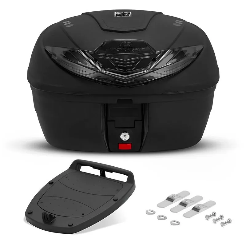 Baú Para Moto Bauleto Smart Box 4 Fumê 35 Litros - Pro Tork