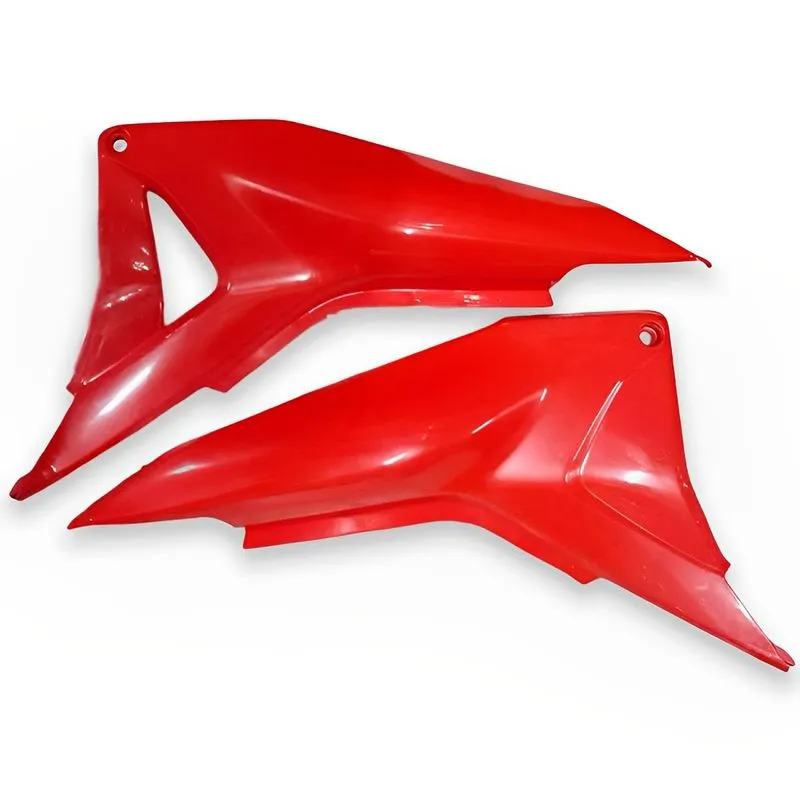 Tampa Lateral NXR 160 Bros 2015 A 2017 Vermelho - Pro Tork