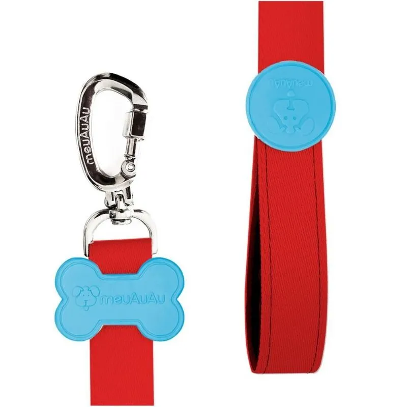 Guia MEU AUAU para Cães Vermelho