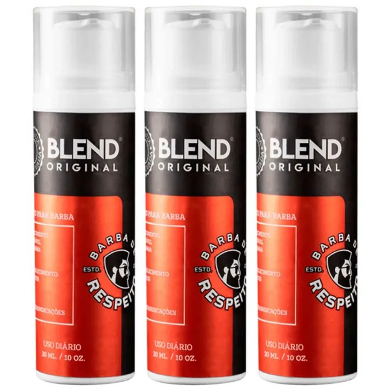 Kit 3 Blend Original ® 30ml Barba De Respeito