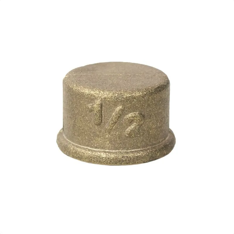 Tampão Plug Caps Fêmea De 1/2 Em Latão Amarelo
