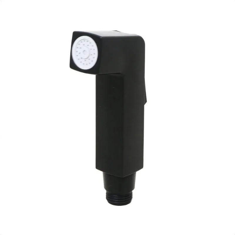 Gatilho Quadrado Para Ducha Higiênica Em Abs Preto Fosco
