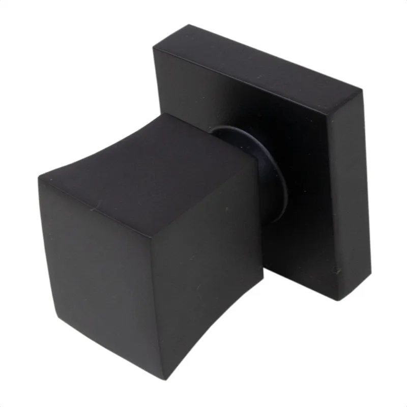 Acabamento Quadrado Metal Black Registro Pressão/ Gaveta C48