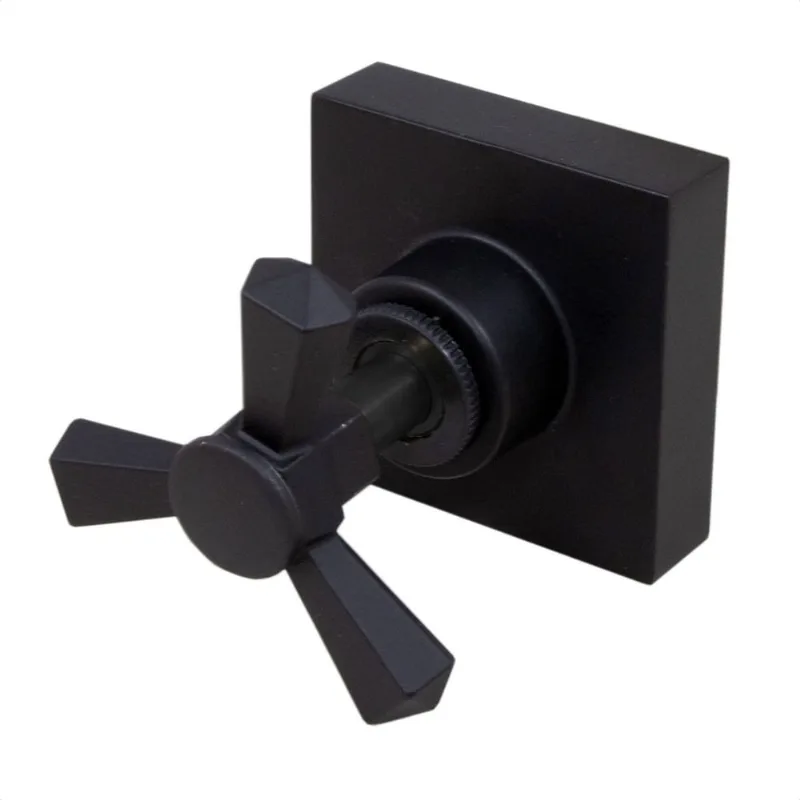 Acabamento Metal Black p/ Registro Padrão Deca Trizeta Luxo