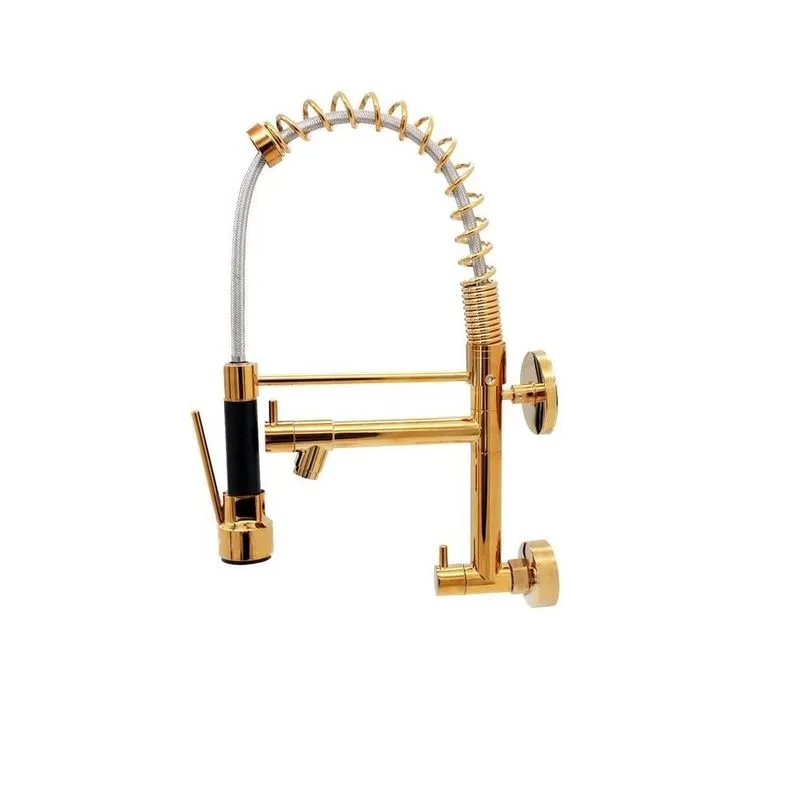Torneira Gourmet Prizi Cheff 50cm, Bancada, Com Spray, Monoc