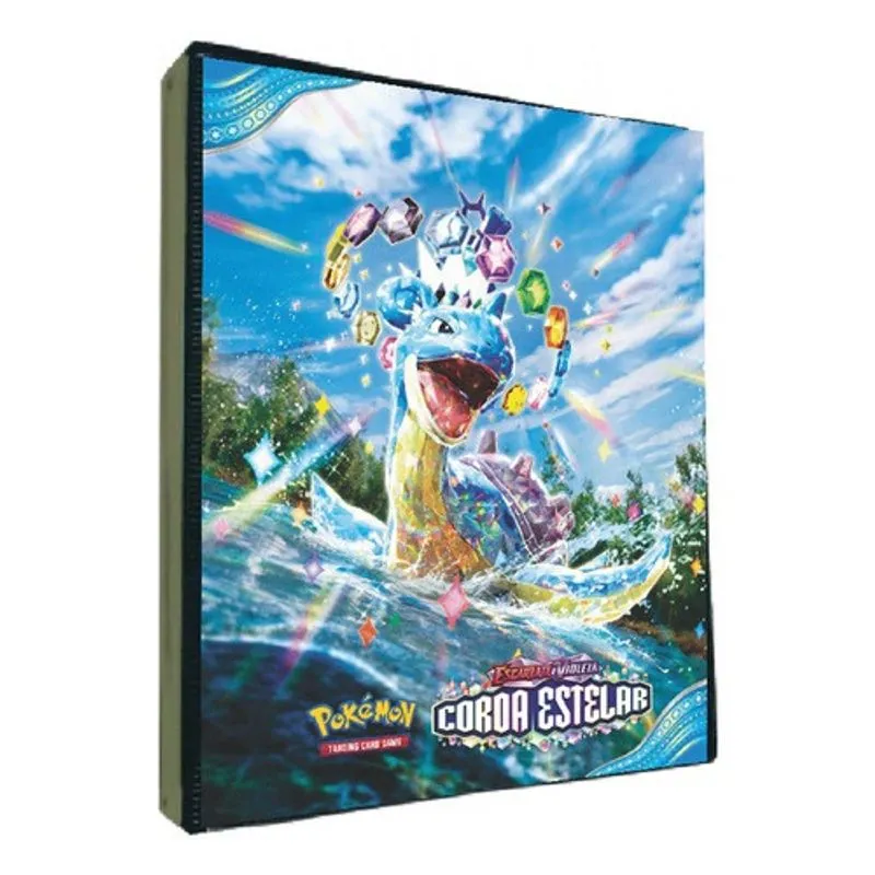 Lapras Coroa Estelar Album Pokemon Porta 900 Cartas Cards