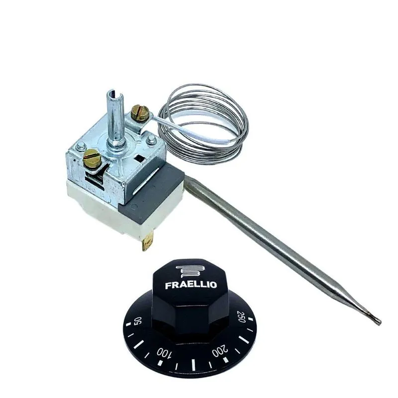 Termostato Para Fritadeira E Forno 16amp 50-250c Com Botão