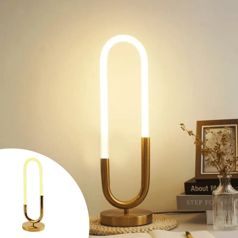 Abajur Para Escritório De Led Moderno Tipo Lua
