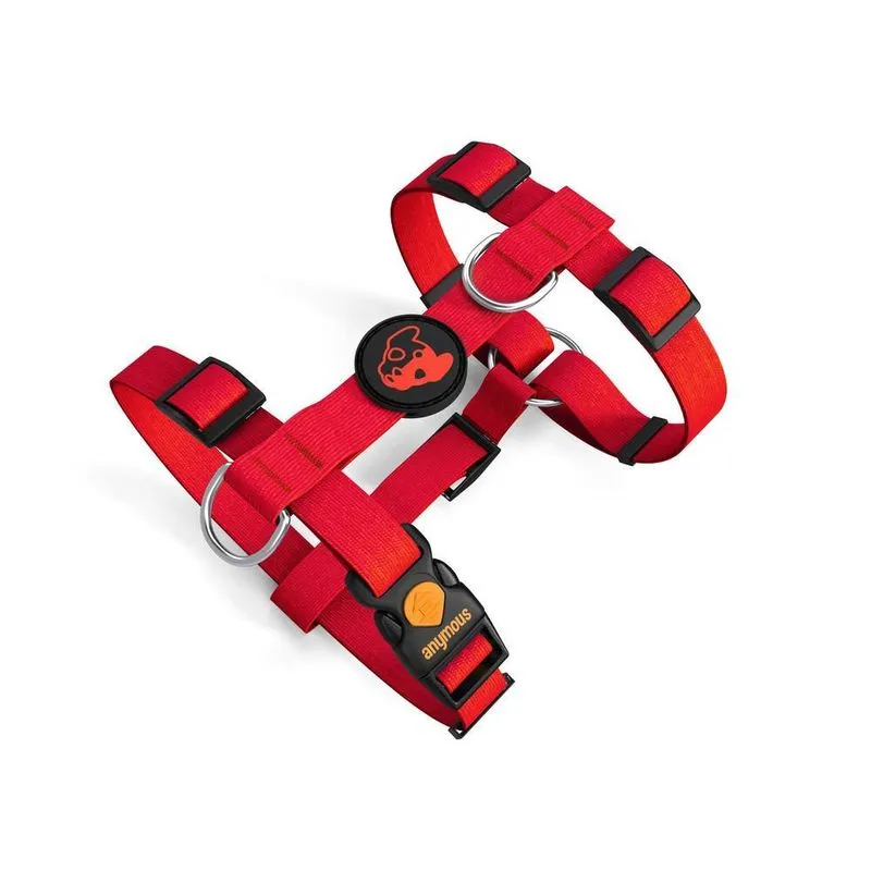 Peitoral H Para Cachorros Anymous New Classic Vermelho - P