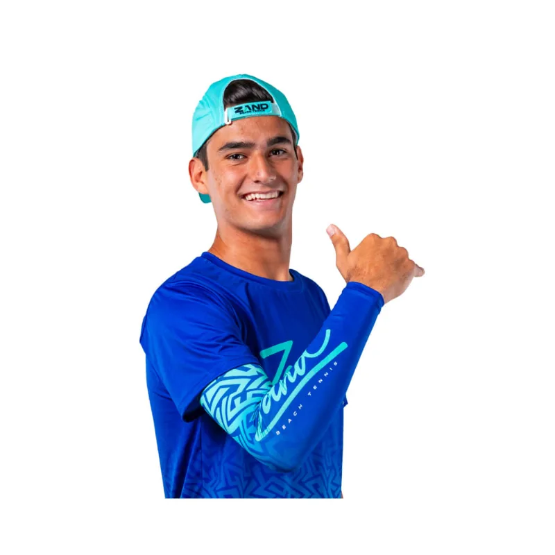 Manguito Proteção Solar UV Zand Team Azul